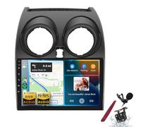 PLKEQS Autoradio 8 cœurs 4G 64G pour N-issan Qashqai 2006-2016 avec 5G WiFi DSP Carplay Android Auto Écran Tactile QLED 9" 1280P Stéréo Android pour Voiture Bluetooth 5.1 GPS FM/RDS Caméra,K6 Pro