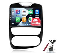 PLKEQS Autoradio Android 15 2G 64G pour R-enault S.A Clio 2013-2018 avec Carplay 10,1" Écran Tactile, Radio Voiture avec Android Auto, GPS Navigation, WiFi, Bluetooth, FM RDS, Caméra,K6 Pro