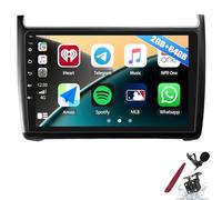 PLKEQS Autoradio Android 15 2G 64G pour VW P-olo 2010-2016, Carplay sans Fil, Android Auto, Écran Tactile 9", GPS, WiFi, Bluetooth, FM, Caméra HD,K1 Pro