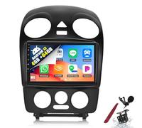 PLKEQS Autoradio Android 15 4G 64G 9 Pouces pour VW Beetle 2004-2010 avec écran Tactile 2K, CarPlay, Android Auto, Bluetooth, FM, GPS, WiFi, SWC, caméra et Microphone,Y3