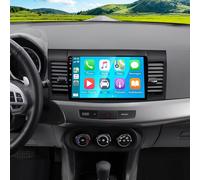 PLKEQS Autoradio Android 15 de 10 Pouces pour M-itsubishi Evo 2007-2012, Lecteur multimédia avec écran Tactile 4 64 Go, unité Principale avec Carplay, Navigation GPS, WiFi, FM, SWC et caméra,K2 Pro