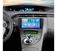 PLKEQS Autoradio Android 15 de 9 Pouces pour T-oyota Prius 2009-2013 (4＋64 GB) Lecteur multimédia à écran Tactile avec Carplay, GPS, WiFi, Radio FM RDS,K1 Pro Plus