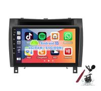 PLKEQS Autoradio Android 15 pour B-ENZ SLK-Class R171 (2004-2011) Écran Tactile 9 Pouces 2K 2000 * 1200 Unité Principale Android Lecteur multimédia avec Carplay GPS Navi BT 5G WiFi DSP SWC,Y2