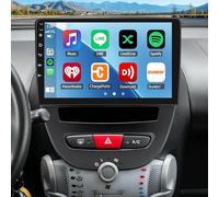 PLKEQS Autoradio Android 2 Din 10 Pouces pour P-eugeot 107 et C-itroen C1 2005-2014, Lecteur multimédia Radio écran Tactile 32 Go, unité Principale avec Carplay GPS WiFi BT FM RDS SWC,K2 Pro Plus