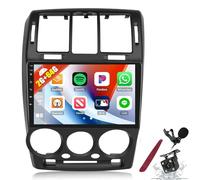 PLKEQS Autoradio Android 2 x 64 Go pour H-yundai Getz 2002-2011 avec Carplay et Android Auto, écran Tactile 9 Pouces 2,5D avec Bluetooth, GPS, WiFi, FM/RDS, EQ, USB et caméra,Y1