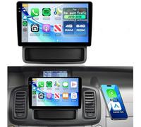PLKEQS Autoradio Android 4G 64G pour R-enault Trafic 2010-2014 / V-auxhall Vivaro/N-issan Primastar Écran in-Cell 10,1'' avec CarPlay, Android Auto, GPS, Bluetooth, FM RDS, EQ, Caméra,K1 Pro Plus