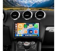 PLKEQS Autoradio Android pour A-UDI TT MK2 8J 2008-2014 CarPlay Android Auto 2G 64G Écran Tactile 9 Pouces Bluetooth GPS Navigation par Satellite FM RDS Caméra WiFi,K1 Pro Plus