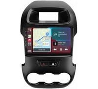 PLKEQS Lecteur de Voiture Android 9 Pouces avec écran Tactile in-Cell, Ventilateur de Refroidissement, 8 cœurs 6G 128G pour F-ord Ranger F-250 2011-2016