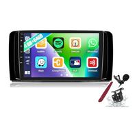 PLKEQS Radio stéréo Voiture Android 15 pour B-ENZ R-Class W251 R280 R300 R320 R350 (2005-2017) Écran 9" 2K Lecteur multimédia avec Carplay, GPS Navi, BT, WiFi 5G, DSP, SWC,K6 Pro