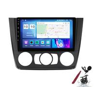 PLKEQS Radio Voiture Android 15 pour B-MW Série 1 (2008-2012) Unité Centrale Stéréo de Remplacement Écran QLED 2K de 9 Pouces Lecteur Multimédia avec Carplay Sat GPS Navi BT 5G WiFi SWC,K6 Pro