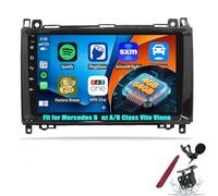 PLKEQS Y3, Autoradio Android 15 4 64G pour M-ercedes-Benz W169 W245 Vito Viano W906 Sprinter, écran Tactile 9" 2K, CarPlay sans Fil et Android Auto, FM RDS, SWC