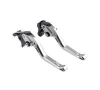 PLKPVHVZNM Levier D'embrayage Frein Accessoires De Moto Pour NINJA Pour 1000SX 2019 - 2023, Leviers De Frein Et D'embrayage Courts, Pièces, Ensemble De Poignées Réglables Levier Frein Moto(B-Silver)
