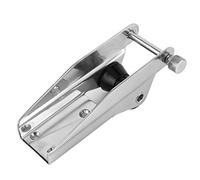 PLKYZMCDK 7.88 in Anchor Roller Fixed Bracket, Stainless Steel Marine Boat Anchor Hardware with Black Nylon Roller, Pre Drilled Mounting Holes for Bow Deck Docking Accessories