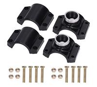 PLKYZMCDK Kit de 4 raccords en T pour égouttement d’Eau, connecteur Rapide pour tuyaux en Plastique avec Filetage Femelle G1, Collier de Serrage en Selle pour égouttement de 63 mm pour Le dé