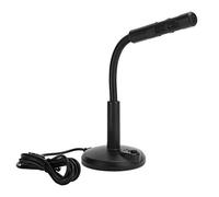 PLKYZMCDK USB Microphone with 360 Degree Adjustable Gooseneck, Omnidirectional Desktop Computer Mic for PC Live Broadcast, Plug and Play USB Mike for Gaming Podcasting Youtube Recording