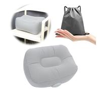 Plliocse Coussin gonflable, petit rehausseur, coussin de chaise, coussin gonflable portable avec sac de rangement pour chaises, voyage, camping (style 2)