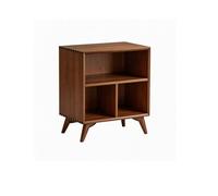 Pllrbvshs Meuble Vinyles en Pin Support Platine Tourne-Disque Rangement.
