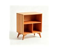 Pllrbvshs Meuble Vinyles en Pin Support Platine Tourne-Disque Rangement.