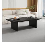 Pllrbvshs Table Basse Moderne en Bois Massif Noir, Table Basse Japonaise en pin, Table Tatami carrée pour Assise au Sol, adaptée pour Salon, Balcon ou décoration d'hôtel.(140x60CM/55.1x23.6IN)