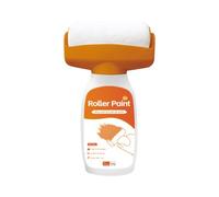 PLLYPE 500g Peinture au Rouleau de Réparation Murale, Rouleau Retouche Peinture Blanc Mur, Brosse à Rouleau avec Pâte de Réparation Murale, avec Gants, Papier Abrasif, pour les Rayures Taches
