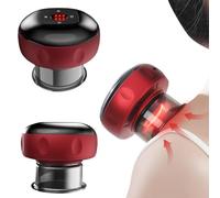 PLLYPE Ventouse Cellulite Electrique, Ensemble Ventouses Electrique Masseur, Machine De Thérapie Sous Vide Intelligente (12 Vitesses), Cupping Ventouse Anti Cellulite Electrique avec Lumière Rouge