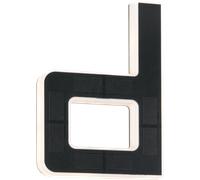 Paulmann 94653 - Numéro de maison D - LED solaire - IP44 - Blanc chaud - Batterie remplaçable - Avec 1 lampe solaire de 0,2 W - En plastique - 3000 K