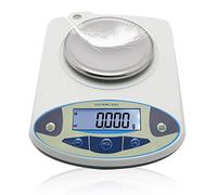 PLMNBQWE Balances de Laboratoire, balances analytiques numériques de Haute précision, balances électroniques de Laboratoire 1 MG pour Bijoux, balances de Cuisine calibrées