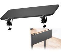 PLMNBQWE Plateau pour Clavier, rallonge de Bureau pour Clavier et Souris - Tiroirs à Clavier à Pince, ergonomiques et Pliables à 90°, 55 x 25, 65 x 25, 75 x 25 cm