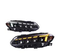 PLMNHSS Projecteur Principal Phares À DEL Avec Feux De Jour Et Clignotants Séquentiels Pour Civic 11e Génération Berline/coupé/hayon 2021-2023 (paire)(2PCS RHD)