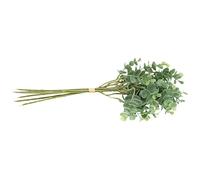 Plmvhpb Eucalyptus Artificielles 6 Pièces Déco Mariage Noël Élégant Déco | Feuilles d'Eucalyptus artificielles en 6 pièces, non toxiques et sans entretien; parfait pour décor de mariage et Noël.