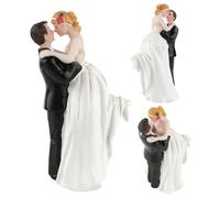 PLNVNVP Décoration Gâteau Mariage, Figurine Couple de Mariés, Figurine de Mariée et Marié, Mariage Marié Mariée Décoration Gâteau, Figurine de Mariée pour Gâteau