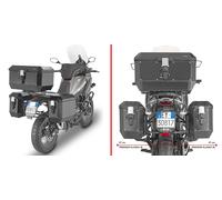 PLO9350MK Supports De Valise Latéraux GIVI MORINI X-CAPE 649 2021/2024