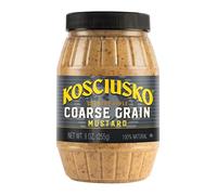 Plochman's Kosciusko Country Style Coarse Grain Mustard, Hearty Country Classic, 9 Ounce Jar
