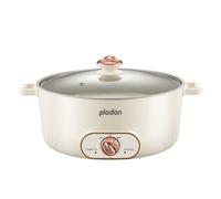 Plodon 7 L Marmite Électrique Multifonction Grande Capacité Antiadhésive, Marmite de Cuisson Électrique à Ébullition Rapide pour Sauter et Mijoter RHG-70XV