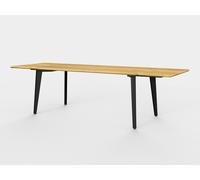 Plog Table extensible Jan Cray - JCRAY PLOG 160X90 2 EICHE