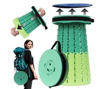 PLOGGING Tabouret Pliable XXL amélioré avec Coussin, tabourets Portables pour Adultes, Chaise Pliante Plus Robuste avec capacité de Charge de 1 000 LB, Tabouret de Camping rétractable