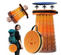 PLOGGING Tabouret Pliable XXL amélioré avec Coussin, tabourets Portables pour Adultes, Chaise Pliante Plus Robuste avec capacité de Charge de 1 000 LB, Tabouret de Camping rétractable