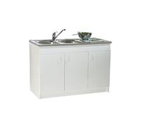 Néova Meuble sous évier Sim'nf 3 portes 120 x 60 cm