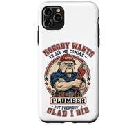 Plombier drôle, Personne ne Veut me Voir Venir chez Bulldog Plumbing Coque pour iPhone 11 Pro Max