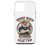 Plombier drôle, Personne ne Veut me Voir Venir chez Bulldog Plumbing Coque pour iPhone 12 Mini