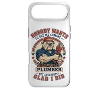 Plombier drôle, Personne ne Veut me Voir Venir chez Bulldog Plumbing Coque pour iPhone Air