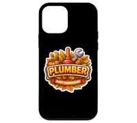 Plombier Happy Thanksgiving Automne Dinde Citrouille Coque pour iPhone 12 Mini
