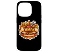 Plombier Happy Thanksgiving Automne Dinde Citrouille Coque pour iPhone 14 Pro