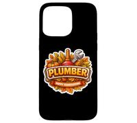 Plombier Happy Thanksgiving Automne Dinde Citrouille Coque pour iPhone 15 Pro Max