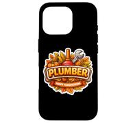 Plombier Happy Thanksgiving Automne Dinde Citrouille Coque pour iPhone 16 Pro