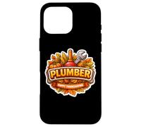 Plombier Happy Thanksgiving Automne Dinde Citrouille Coque pour iPhone 16 Pro Max