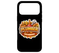 Plombier Happy Thanksgiving Automne Dinde Citrouille Coque pour iPhone 17 Pro Max