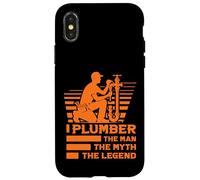 Plombier l'homme Le Mythe la légende Coque pour iPhone X/XS