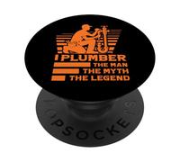 Plombier l'homme Le Mythe la légende PopSockets PopGrip Adhésif