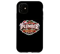 Plombier Merry Christmas Service Repair Holiday Cheer on Call Coque pour iPhone 11